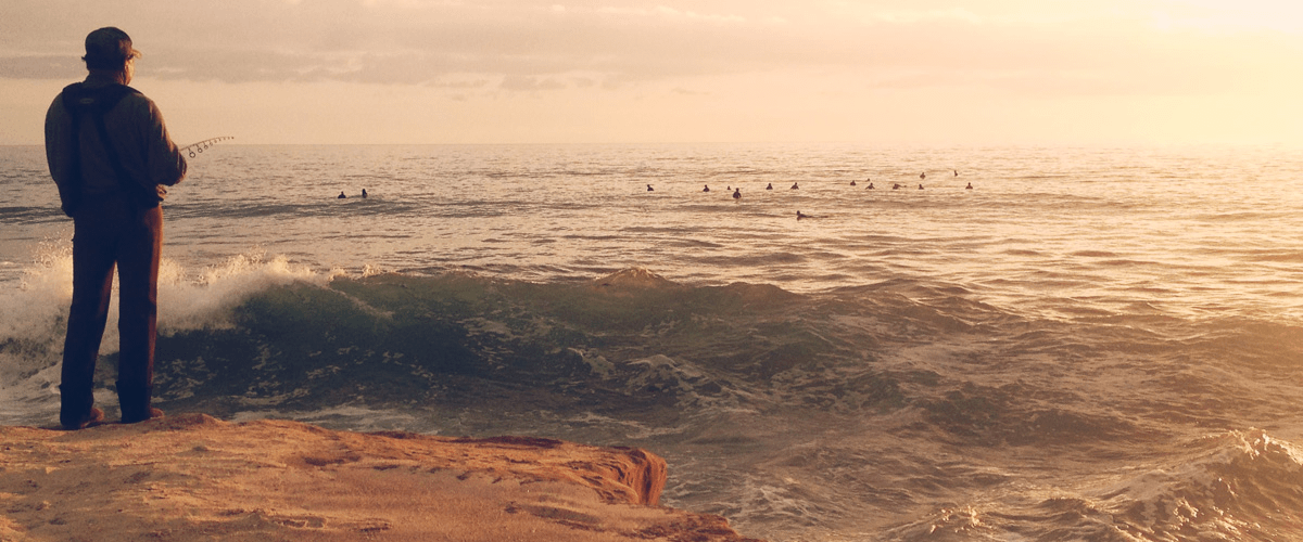 Just me, my rod, and a whole lot of Ocean